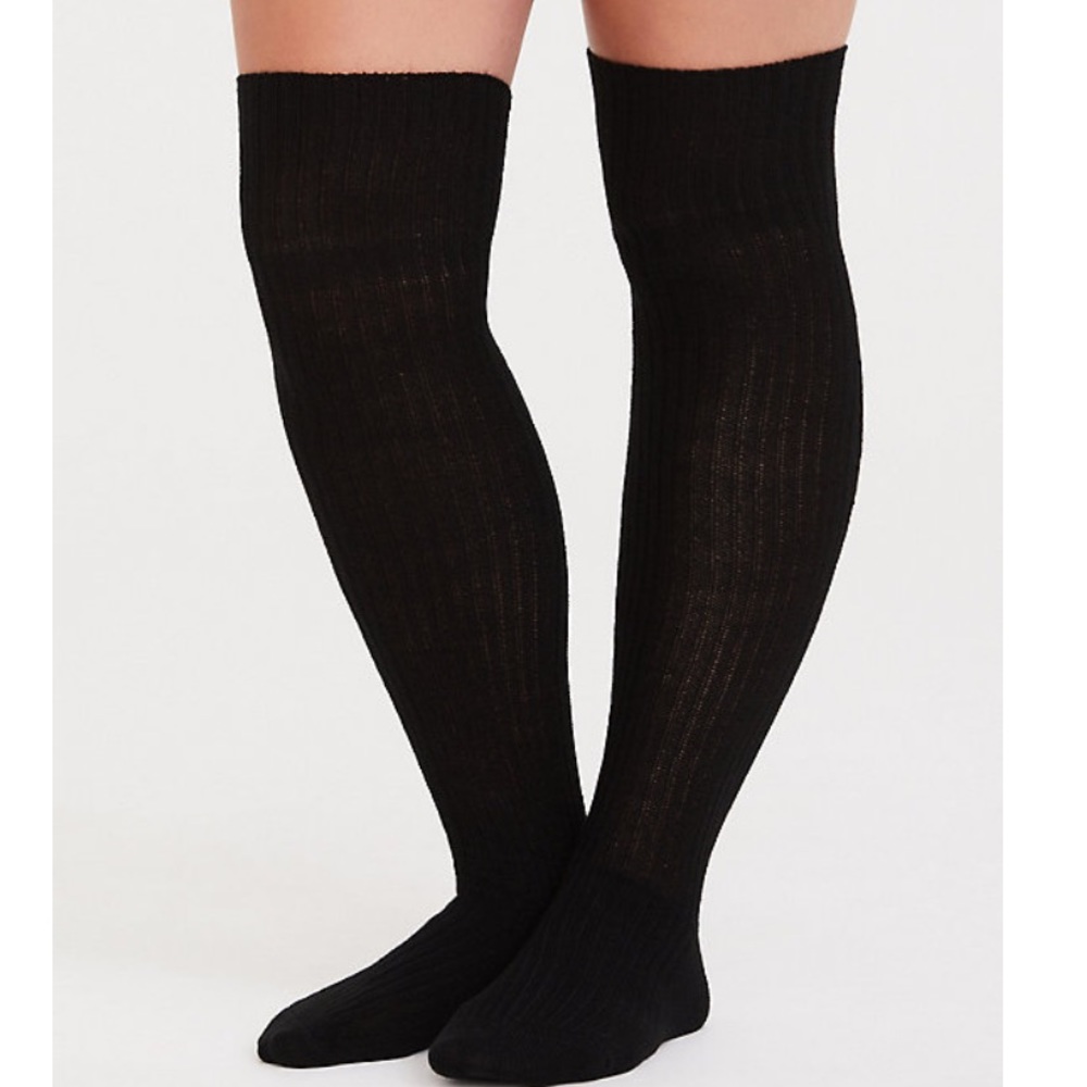 Torrid Ribbed Thigh High Socks